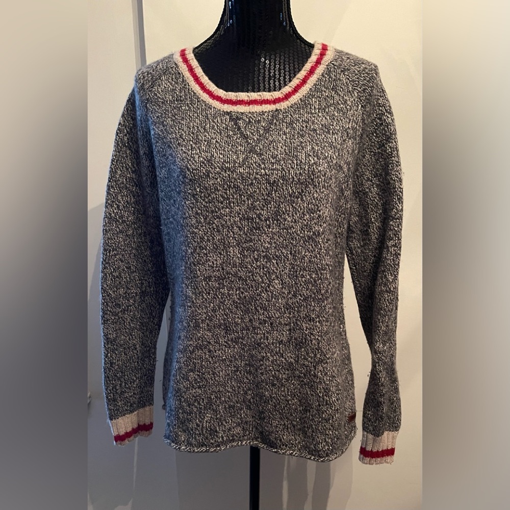 Roots Canada Cabin S&P Pullover Wool Sweater Size XL